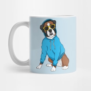 Hipster Boxer Mug